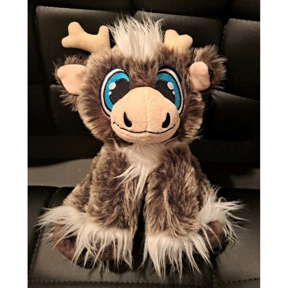 Plush The Imperfect Reindeer Sewn Eyes Stuffed Animal Toy Christmas Holiday
